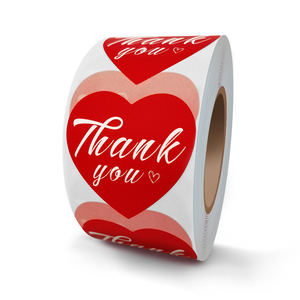 Pegatinas Adhesivas Impermeables de Agradecimiento para Regalos, Personalizables, OEM - Product Image 1