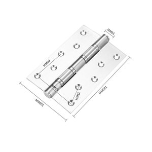 Bản lề cửa gỗ bằng thép không gỉ, bản lề âm gấp, bản lề trục xoay, thiết kế có thể điều chỉnh, bán buôn nhà máy - Product Image 4