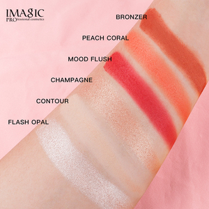 <span class=keywords><strong>Paleta</strong></span> de 6 colores de calidad profesional altamente pigmentada, todo en uno, versátil, sin crueldad - Product Image 2