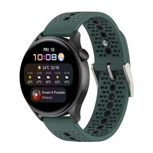 สายนาฬิกาอัจฉริยะใหม่20 22มม. สำหรับนาฬิกา Huawei GT3 GT 3 42 46มม. สายรัดข้อมือ GT 2 GT2 Pro watchband ซิลิโคนสายรัดข้อมือ - Product Image 4