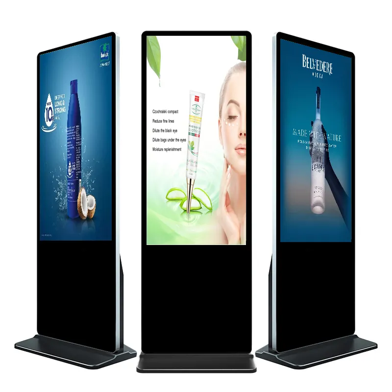 Factory 43 49 55 65 inch touch screen floor standing lcd advertising player outdoor Kiosk display advertising player