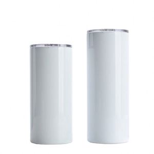 Vaso Personalizado de 22 oz para Sublimación, Recto, con Recubrimiento, Blanco, Tipo Tumbler - Product Image 1