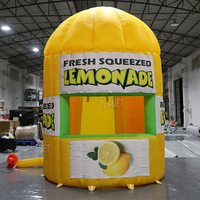 Stand gonflable de stand de limonade de stand de citron de stand gonflable portatif commercial de limonade pour la publicité