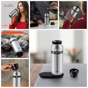 Taza <span class=keywords><strong>de</strong></span> Café Eléctrica Recargable EmiGo <span class=keywords><strong>de</strong></span> 475 ml, Material Libre <span class=keywords><strong>de</strong></span> BPA, Termostato Inteligente, Taza <span class=keywords><strong>de</strong></span> Viaje con Pantalla - Product Image 6
