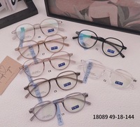 Vente chaude TR90 Optica Montures de lunettes unisexes Nouveau design avec motif animal Match de forme de visage de diamant en stock