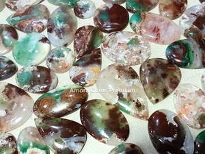 หินคริโซเพรสธรรมชาติอัญมณีทรงหลวมสำหรับทำเครื่องประดับทำหินขัดสีเขียวสดใสเหมาะสำหรับแหวน - Product Image 2