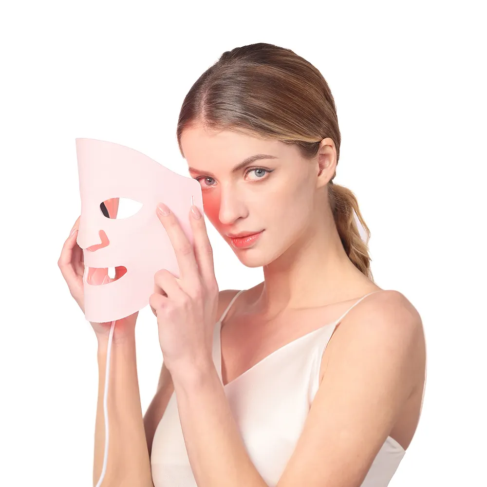 NEWDERMO FM01 Wireless Silicone Beauty Therapy Skin Tightening Electrical Face Facial Led Mask