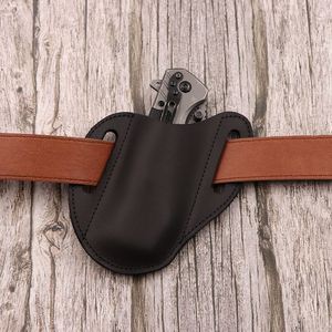 Étui en cuir véritable fait main pour ceinture, étui pour couteau pliant EDC, sac à outils durable pour la taille - Product Image 6
