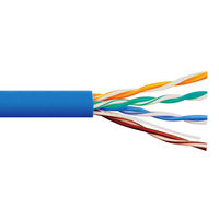 Kabel komunikasi jaringan tembaga telanjang Ethernet kabel LAN Cat5e kualitas tinggi