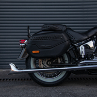 Pour roues Harley '12 et plus récentes, Deluxe Heritage Slim '18 et plus récentes, Street Bob FXBB FXBBS Softail FXST Fat King Tubeless (une paire)