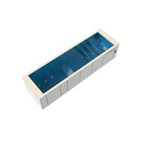 Piscine en fibre de verre OEM ODM, piscine modulaire préfabriquée de 25 pieds avec pompe intégrée, ensemble de piscine extérieure
