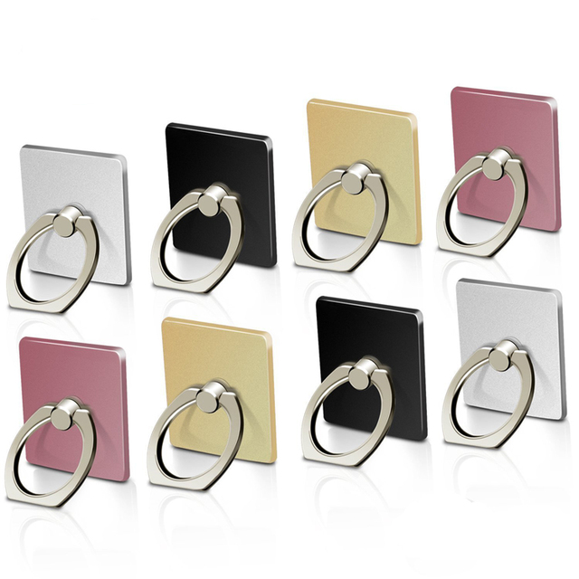 Cell Phones Accessories Wholesales Custom Logo UV Printing Phone Ring Holder Plastic Metal