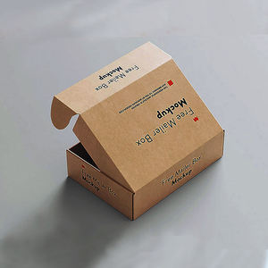 Caja de Regalo Plegable Personalizada de Papel Kraft, Caja de Cartón Corrugado para Envíos, Embalaje para Zapatos, Joyería, Envíos de Alibaba - Product Image 2