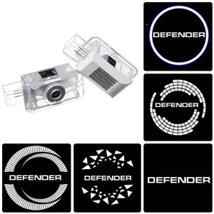 2Pc LED pour <span class=keywords><strong>Land</strong></span> <span class=keywords><strong>Rover</strong></span> Defender 2019-Now <span class=keywords><strong>2022</strong></span> Car Welcome Door <span class=keywords><strong>Logo</strong></span> Light Ghost Shadow Courtesy Projector Lamp Auto Accessories - Product Image 2