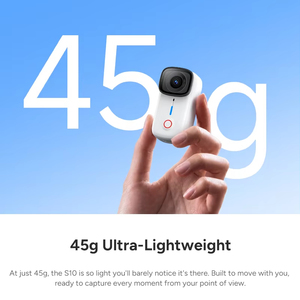กล้องแอคชั่นแม่เหล็ก S10 4k หน้าจอพลิกได้ มินิสปอร์ต ขายส่งแบบครบวงจร ซีรีส์ทั้งหมด ตัวกล้องน้ำหนักเบาพิเศษเพียง 45 กรัม - Product Image 3