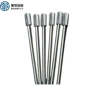 Zzst sáo đơn quay Burr rắn Vonfram cacbua Burrs CNC điều khiển thiếc/altin tráng OEM được hỗ trợ đóng gói trong hộp - Product Image 5