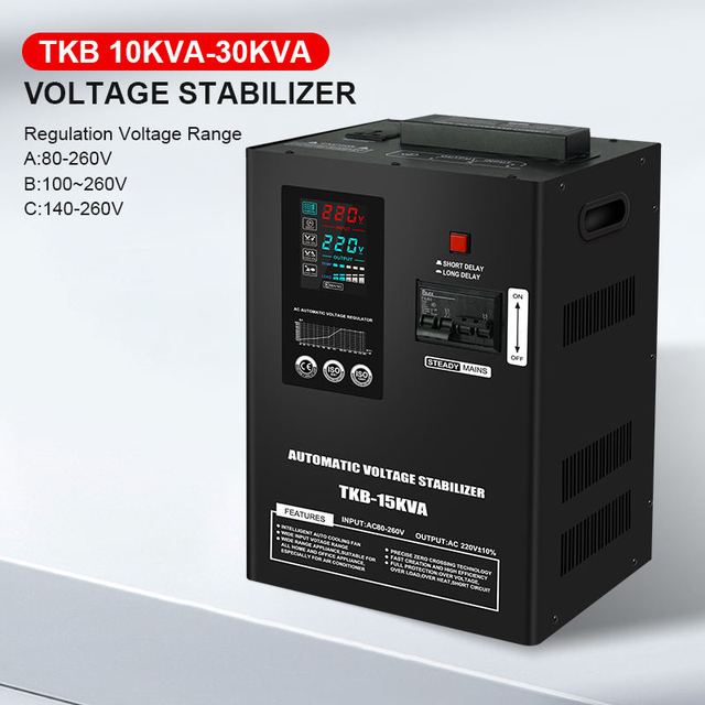 Keep Your Home Safe & Stable - 15KVA Relay Voltage Stabilizer | Single-Phase 220V Protection for All Appliances