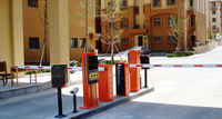 Système de stationnement Intelligent caméra LPR /ANPR /ALPR avec barrière de circulation distributeur de tickets de Parking plaque de distribution de numéros barrière de péages