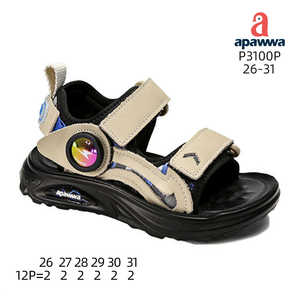 Apawwa P3100P Sandales beiges Taille 26-31 - Product Image 2