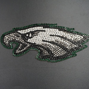 Mới Đến Đại Bàng Rhinestone Vá Với Chất Kết Dính Rhinestone Sắt Trên Các Bản Vá Lỗi Hạt Pha Lê Kim Cương Đính Cho Mũ - Product Image 2