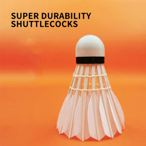 Pluma de Bádminton Aprobada por la Federación Mundial de Bádminton (BWF), Fabricada con Pluma de Ganso para Entrenamiento/Competición, Precio de Fábrica - Product Image 6