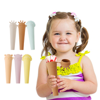 Moules à glaces en silicone personnalisés en gros, mignons et amusants, en forme de dessin animé