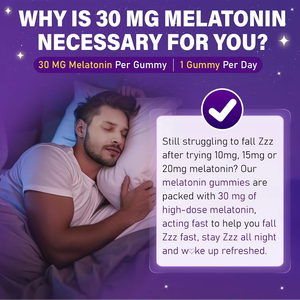 Gummies de mélatonine 30mg à marque privée OEM, Gummies pour le sommeil à force maximale avec <span class=keywords><strong>magnésium</strong></span>, <span class=keywords><strong>B6</strong></span>, GABA et mélange botanique pour le soutien du sommeil - Product Image 6