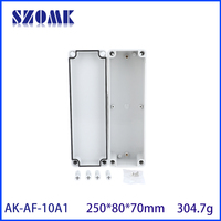 Szomk personnalisé étanche Ip67 Abs boîtier électronique en plastique boîte boîte de jonction 250x80x70mm
