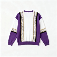 Cardigan en tricot ample pour femme grande taille, style vintage, ajouré en dentelle, coupe oversize