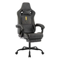 Nouveau design Fauteuil de gamer beige à haut dossier combiné pour le massage Fauteuil de gaming moderne à bas prix pour le bureau