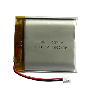 TCT Approval 3.7v Lipo Lithium Polymer Battery Cells 1600mah 103740 For Refurbished Cell Phones