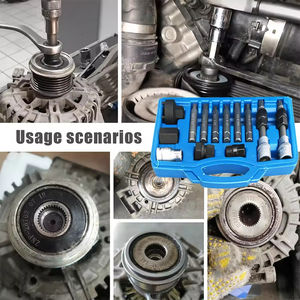 Podofo 13 Pièces Clé à douille rotative pour démontage de poulie de volant moteur alternateur pour véhicules BMW Ford Renault VAG Vente en gros - Product Image 2