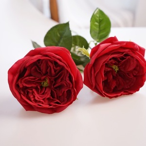 Fiori artificiali vero tocco grande petalo fiore idratare Austin Elsa <span class=keywords><strong>Rosa</strong></span> peonia di seta in lattice <span class=keywords><strong>Rosa</strong></span> per la decorazione della casa d'interni - Product Image 3
