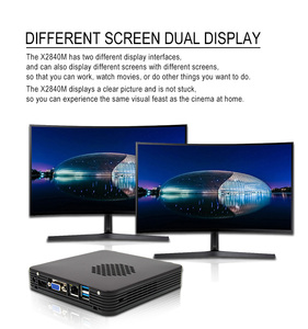 คอมพิวเตอร์ขนาดเล็ก Sharerdp Celeron J1900 J1800 โปรเซสเซอร์ 4 คอร์ รองรับ 4K พร้อมพัดลมระบา<span class=keywords><strong>ย</strong></span>ความร้อน ระบบปฏิบัติการ Windows 10 สำหรับสำนักงาน - Product Image 4