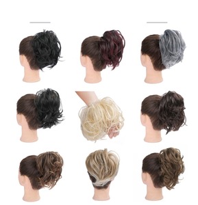 Accessoire de coiffure pour perruque RTS Wave, avec boucle à cordon, pour chignons volumineux et bouclés, anneau de perruque, pour femmes, pour coiffure de costume, forme de fleur - Product Image 6