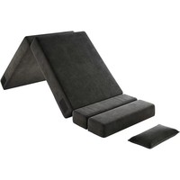 Canapé-lit d'angle en mousse haute densité - Portable, doux et capitonné pour chambre, salon, salle de bain, atelier, école et hôtel