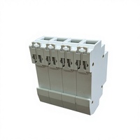 Dispositif de protection contre les surtensions (SPD) 220V DIN-Rail T2 avec matériau PBT, 1 port d'alimentation et 4 ports réseau pour système solaire, usage industriel
