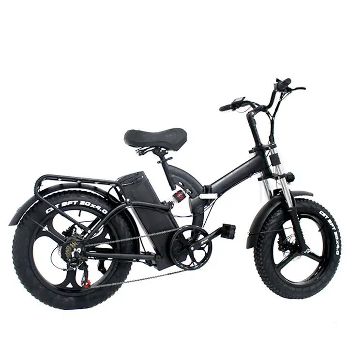 MINGMAX دراجة كهربائية بعجلات سميكة مقاس 20*4.0 بوصة دراجة كهربائية 48 فولت 1000 وات دراجة كهربائية سميكة قابلة للطي