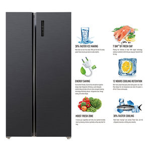 606L Offre Spéciale pratique R600a réfrigérateur <span class=keywords><strong>américain</strong></span> à économie d'énergie grand panier de fruits et légumes réfrigérateur intelligent <span class=keywords><strong>avec</strong></span> <span class=keywords><strong>écran</strong></span> - Product Image 5