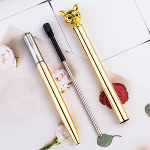 Stylo à bille <span class=keywords><strong>renard</strong></span> en métal exquis personnalisé 1.0mm écriture mélange parfait élégance fonctionnalité nouvelle idée pour accessoires - Product Image 4