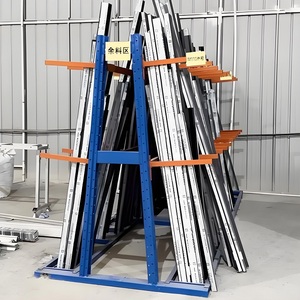 A <strong>Style</strong> Cantilever Racking System <strong>Industrial</strong> Steel Arm <strong>Shelving</strong> for Warehouse Long Material Storage - Product Image 2