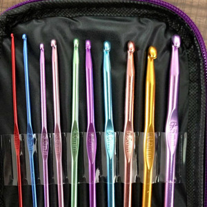 Lot <span class=keywords><strong>de</strong></span> 22 Crochets en Aluminium et Outils <span class=keywords><strong>de</strong></span> Tricot pour <span class=keywords><strong>Aiguilles</strong></span> à Pull en Métal - Product Image 2