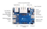 Carte mère Orange Pi CM5 avec LAN 2.5G, 8K, carte porteuse pour module de calcul Orange Pi 5, 4 caméras, USB 3.0, IoT industriel