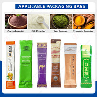 Machine d'emballage automatique VFFS multi-voies pour poudre, machine d'emballage en sachet pour poudre de thé matcha, machine de mise en boîte et de cartonnage