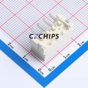 WAFER-VH396L-4A Wire-to-Board Pin Header SMD,P=3.96mm Connector 1x4P 3.96mm Vertical Mount VH - Product Image 2