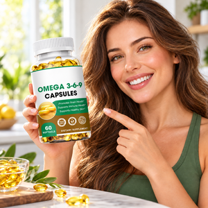 Hoogwaardige OEM/ODM Private Label Natuurlijke <span class=keywords><strong>Omega</strong></span> <span class=keywords><strong>3</strong></span> Softgels Vegan Capsules Voedingssupplementen Visolie <span class=keywords><strong>Omega</strong></span> <span class=keywords><strong>3</strong></span> <span class=keywords><strong>6</strong></span> <span class=keywords><strong>9</strong></span> Softgels Halal - Product Image 3