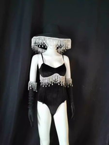 Ropa de Alta Gama Hecha a Medida, Estilo Vintage, para Baile de Escenario, Auditorio, Grupo, Estilo Gogo, <span class=keywords><strong>Sensual</strong></span>, para Mujer, 100% Poliéster, Ropa DS - Product Image 4