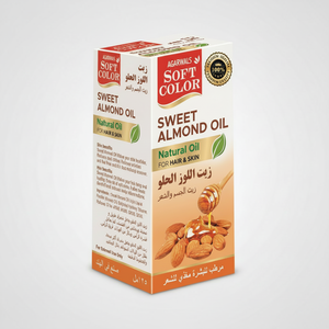 น้ำมันสมุนไพรบริสุทธิ์สำหรับผมและผิวนุ่มเนียนและมีสุขภาพดีผมอัลมอนด์หวานและน้ำมันบำรุงผิว - Product Image 1