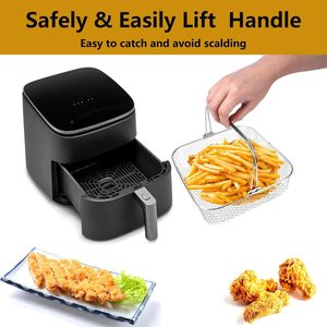 Cesta Cuadrada Duradera de Repuesto para Freidora de Aire <span class=keywords><strong>COSORI</strong></span> 5.8QT y 6QT, Accesorios de Cocina - Product Image 4