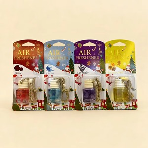 Car Air Freshener Hanging Glass <b>Bottle</b> Vent Pendant Long - Lasting Pleasant Scent for Vehicle - Product Image 4